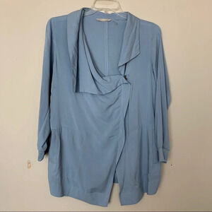Soft Surroundings Zipper 3/4 Sleeve Jacket